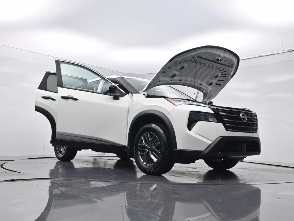 2026 Glacier White Nissan Rogue S FWD SUV