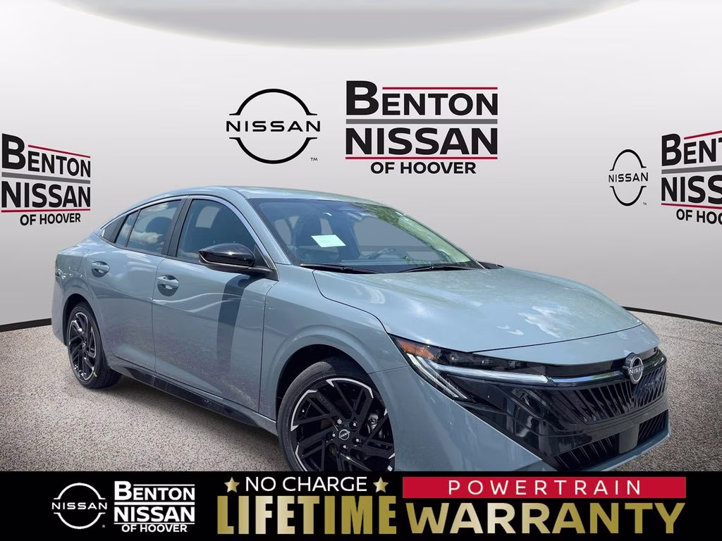 2026 Atlantic Gray Metallic Nissan Sentra SR FWD Sedan