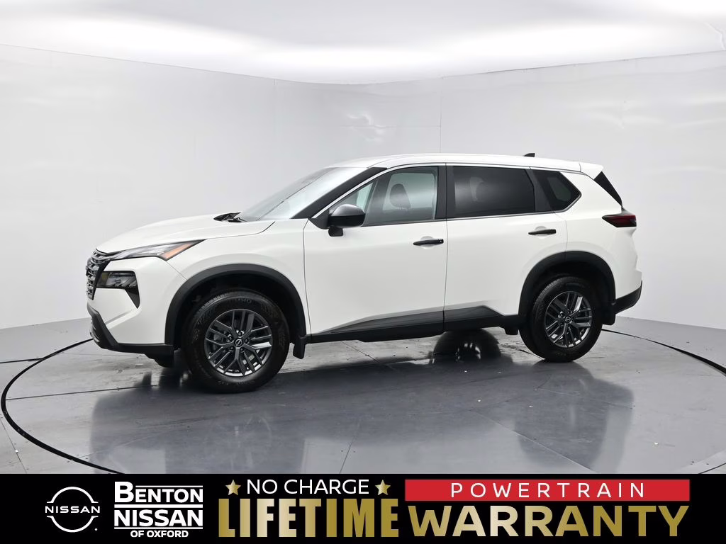 2026 Glacier White Nissan Rogue S FWD SUV