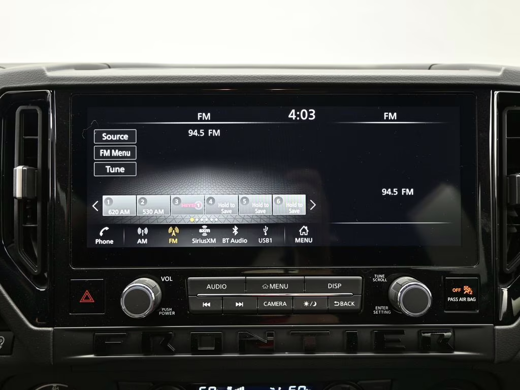 2026 Super Black Nissan Frontier SV 4X4 Truck