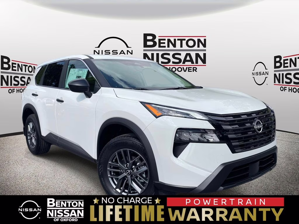 2026 Glacier White Nissan Rogue S FWD SUV