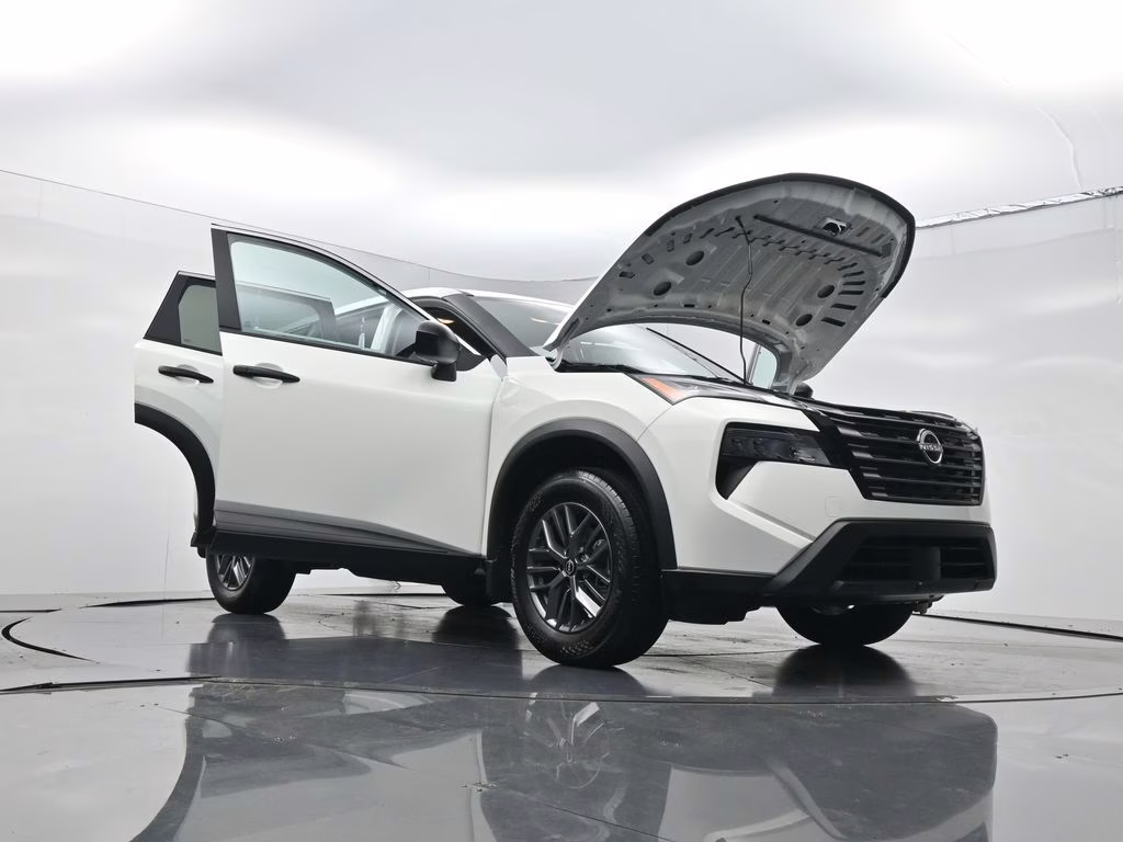 2026 Glacier White Nissan Rogue S FWD SUV