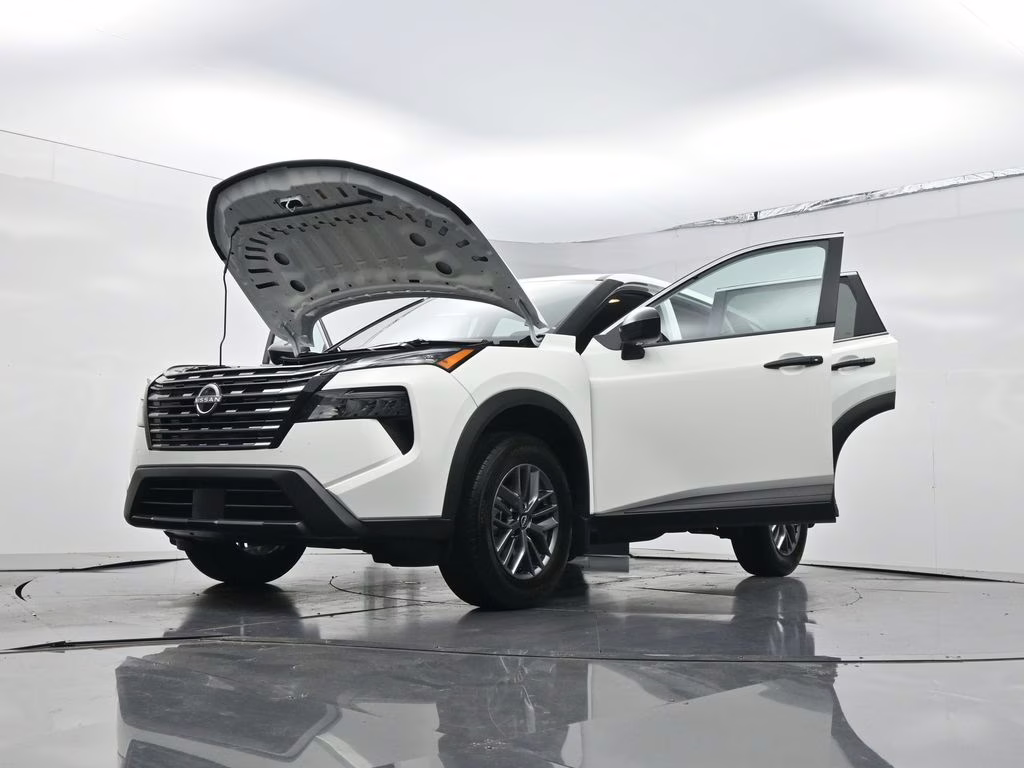 2026 Glacier White Nissan Rogue S FWD SUV