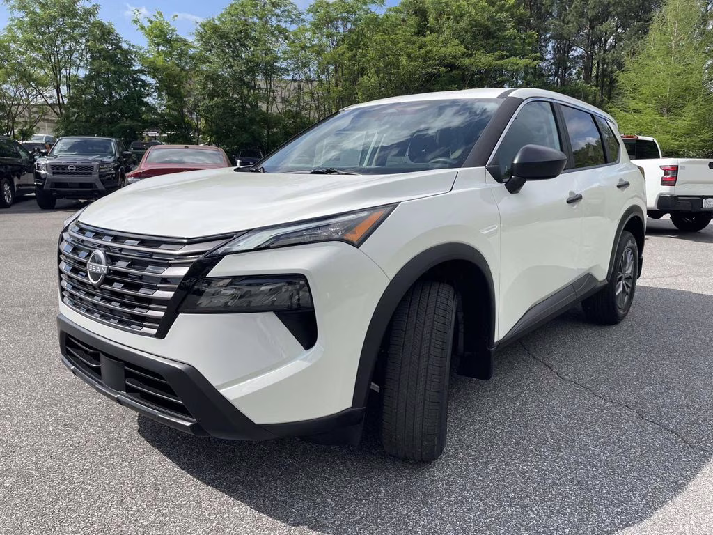 2026 Glacier White Nissan Rogue S FWD SUV