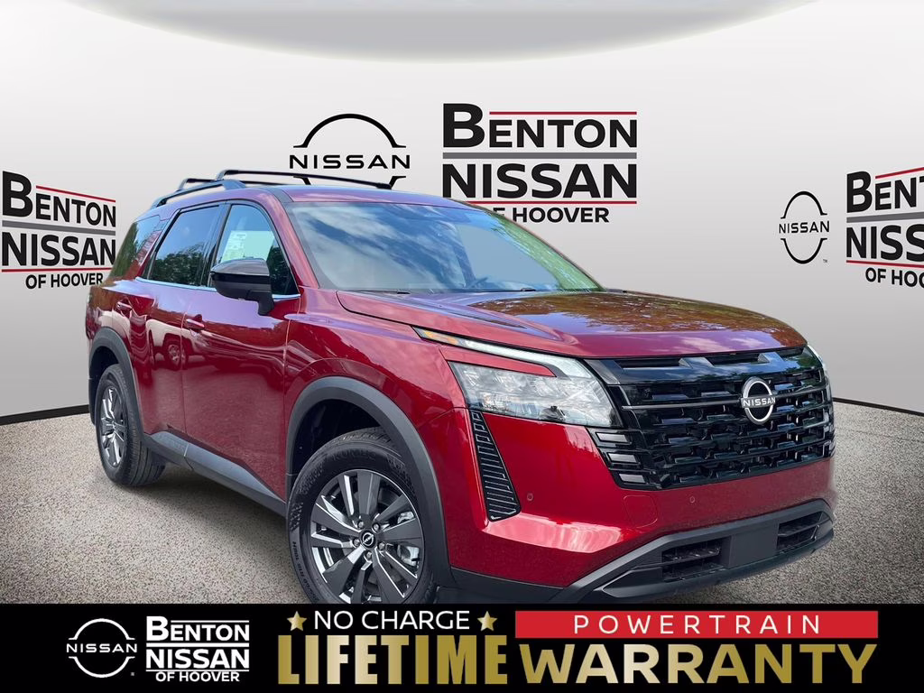2026 Scarlet Ember Tintcoat Nissan Pathfinder SV FWD SUV