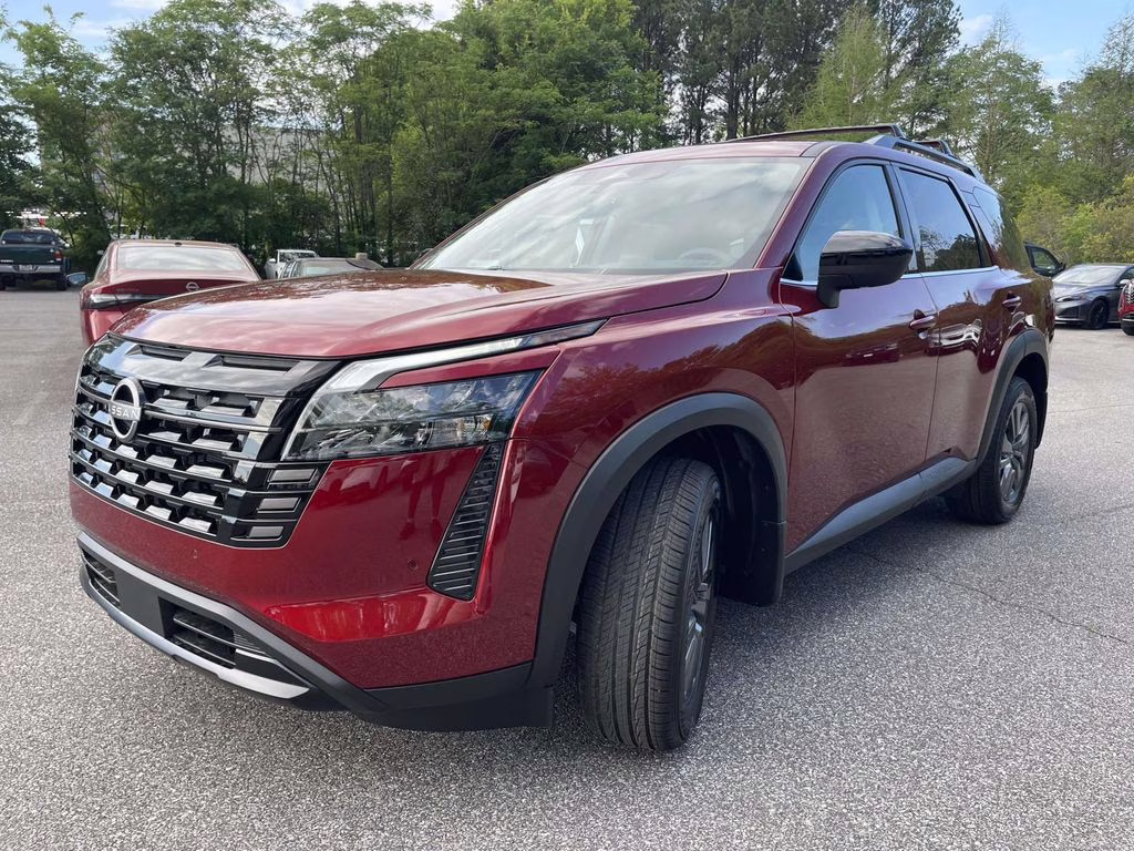 2026 Scarlet Ember Tintcoat Nissan Pathfinder SV FWD SUV
