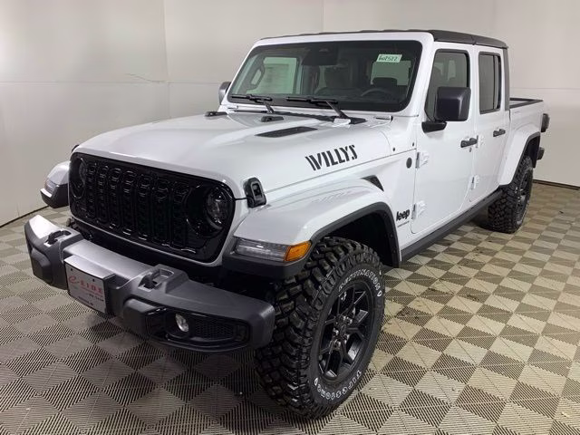 2026 Bright White Clearcoat Jeep Gladiator Willys 4X4 Truck