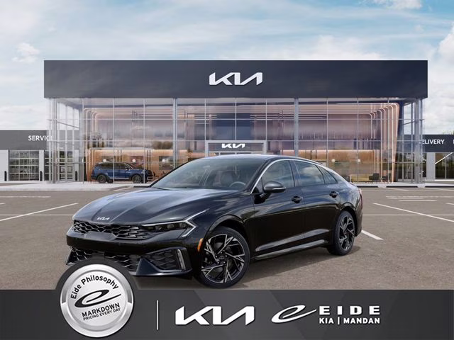 2026 Aurora Black Pearl Kia K5 GT-Line AWD Sedan