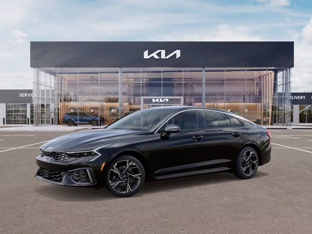 2026 Aurora Black Pearl Kia K5 GT-Line AWD Sedan