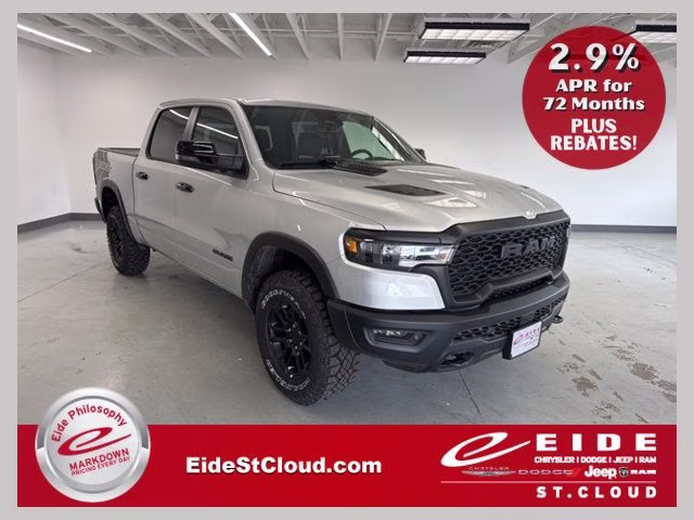 2026 Silver Zynith Ram 1500 Rebel 4X4 Truck