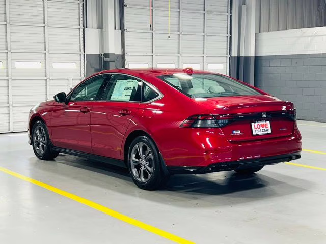2026 Radiant Red Metallic Honda Accord Hybrid EX-L FWD Sedan