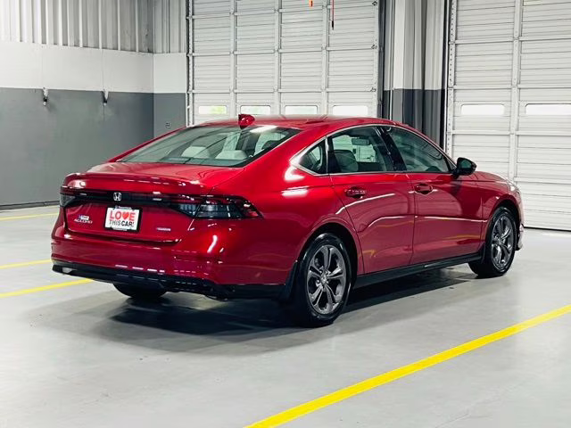 2026 Radiant Red Metallic Honda Accord Hybrid EX-L FWD Sedan