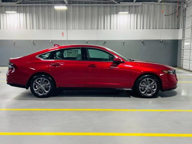 2026 Radiant Red Metallic Honda Accord Hybrid EX-L FWD Sedan