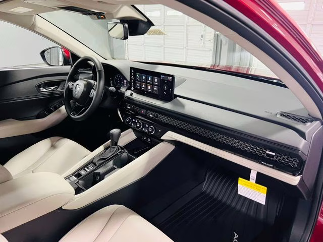 2026 Radiant Red Metallic Honda Accord Hybrid EX-L FWD Sedan