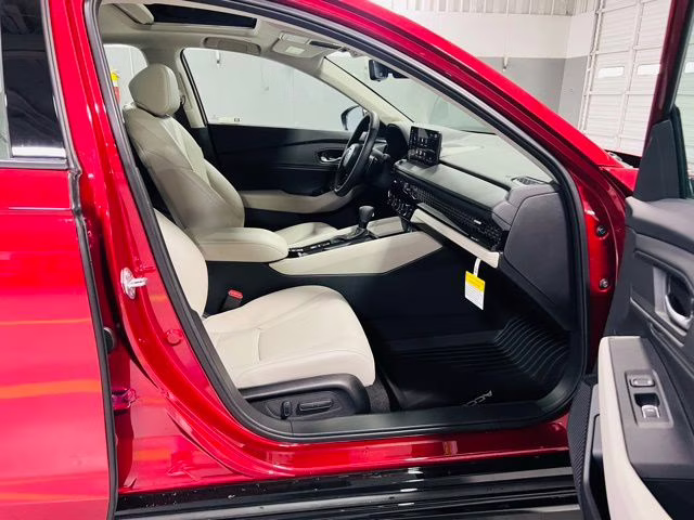 2026 Radiant Red Metallic Honda Accord Hybrid EX-L FWD Sedan