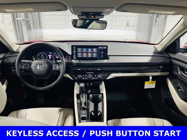 2026 Radiant Red Metallic Honda Accord Hybrid EX-L FWD Sedan