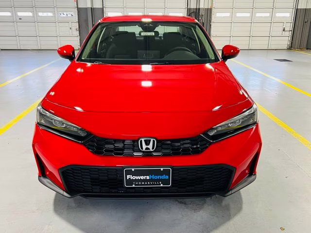 2026 Rallye Red Honda Civic LX FWD Sedan