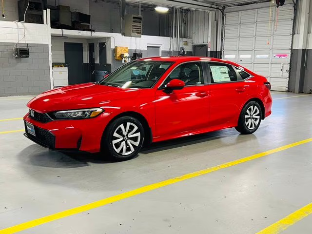 2026 Rallye Red Honda Civic LX FWD Sedan