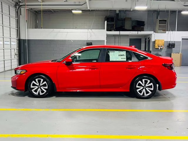 2026 Rallye Red Honda Civic LX FWD Sedan