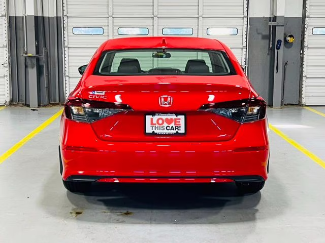 2026 Rallye Red Honda Civic LX FWD Sedan