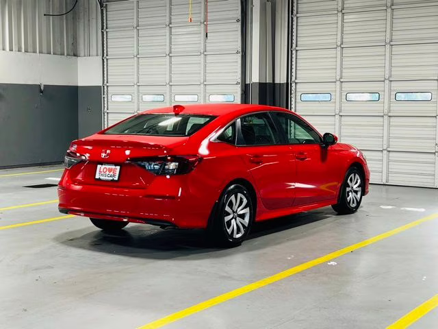 2026 Rallye Red Honda Civic LX FWD Sedan