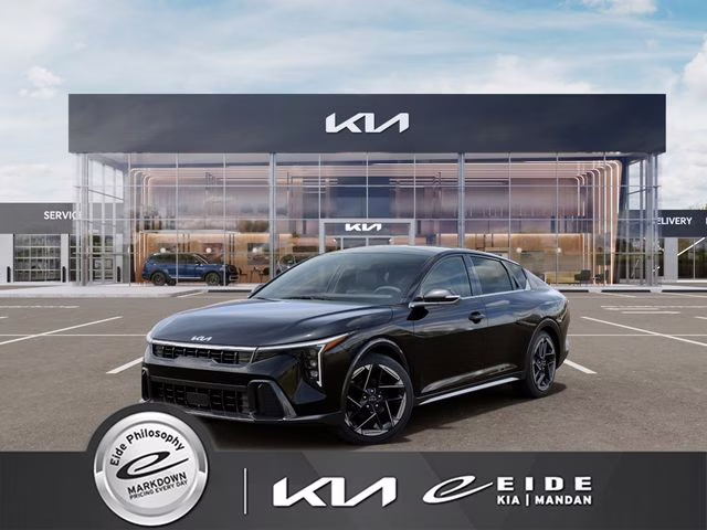 2026 Aurora Black Pearl Kia K4 GT-Line FWD Sedan