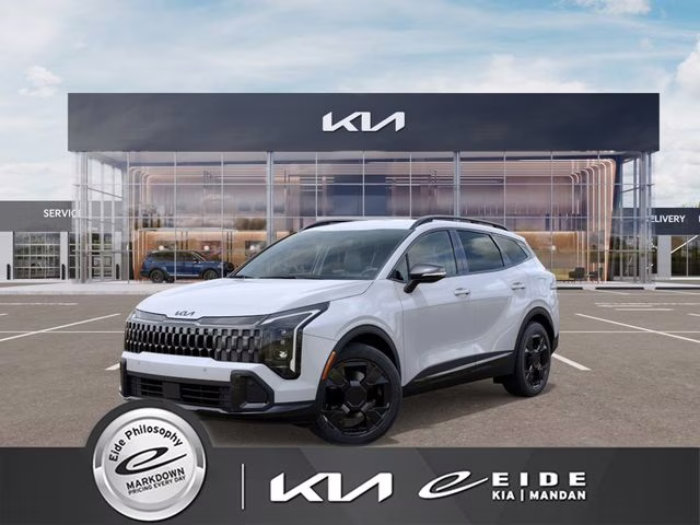 2026 Glacial White Pearl Kia Sportage X-Line AWD SUV