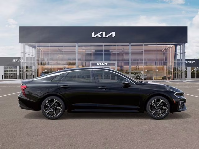 2026 Aurora Black Pearl Kia K5 GT-Line AWD Sedan
