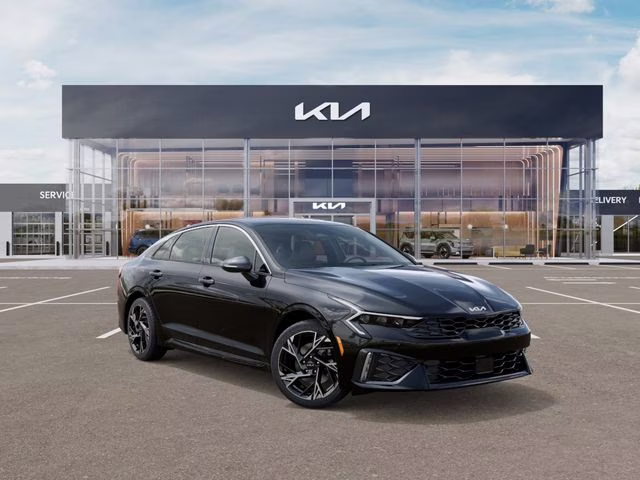 2026 Aurora Black Pearl Kia K5 GT-Line AWD Sedan