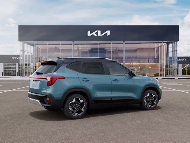 2026 Pluton Blue/Black Roof Kia Seltos S AWD SUV