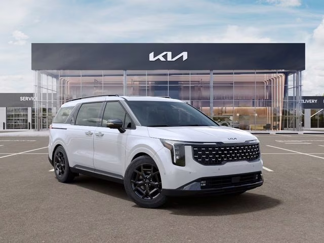 2026 Snow White Pearl Kia Carnival Hybrid SX FWD Van