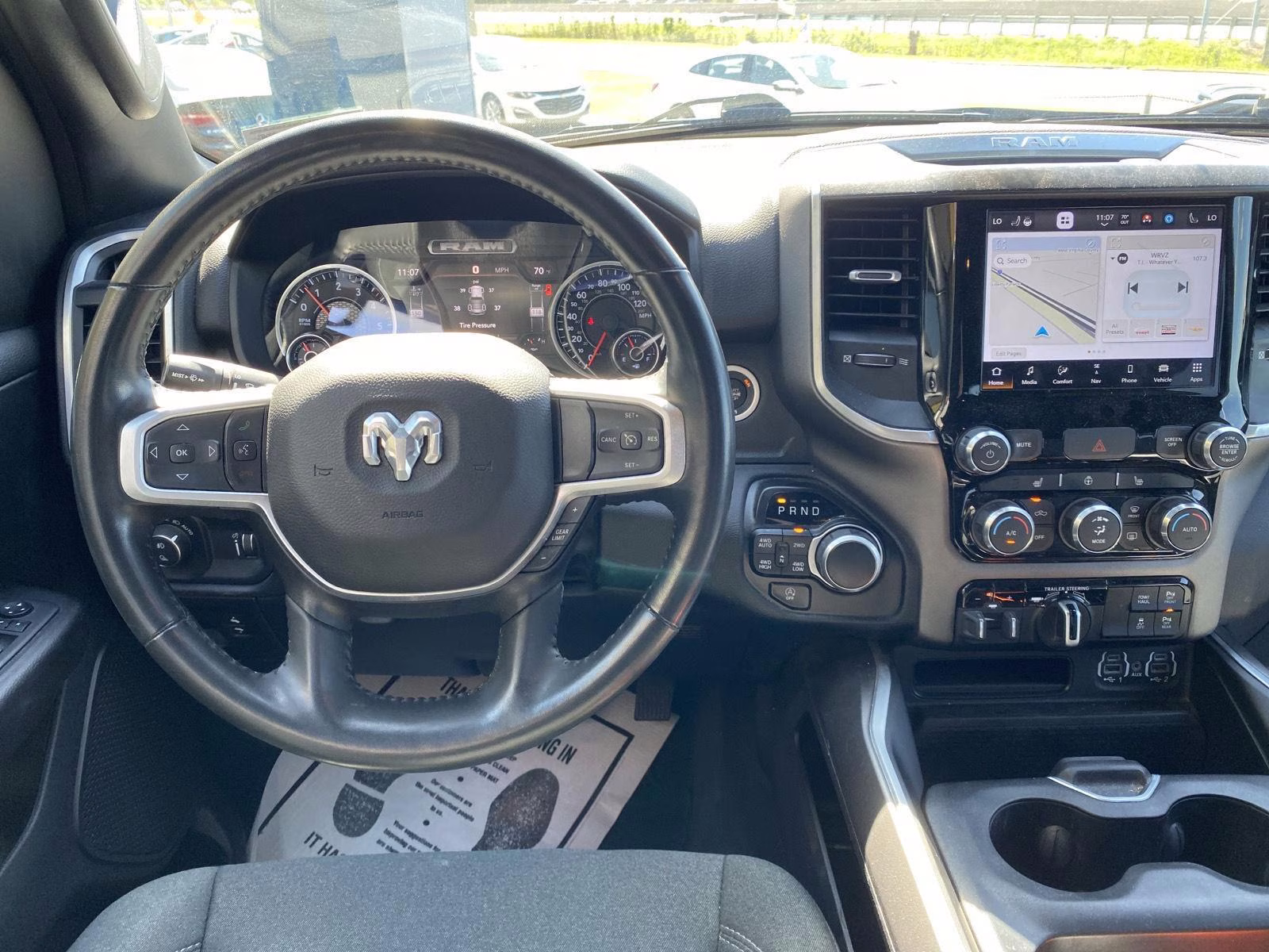 2022 Patriot Blue Pearlcoat Ram 1500 Big Horn 4X4 Truck