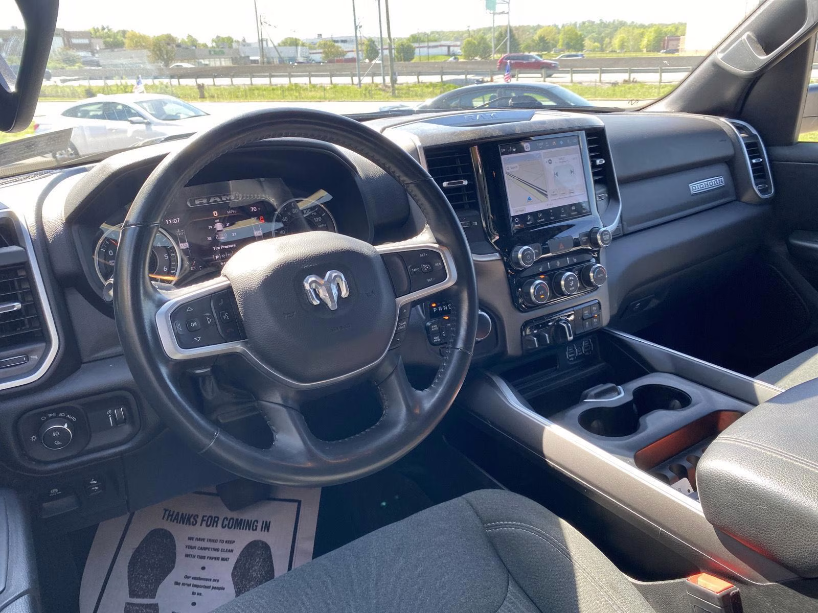 2022 Patriot Blue Pearlcoat Ram 1500 Big Horn 4X4 Truck