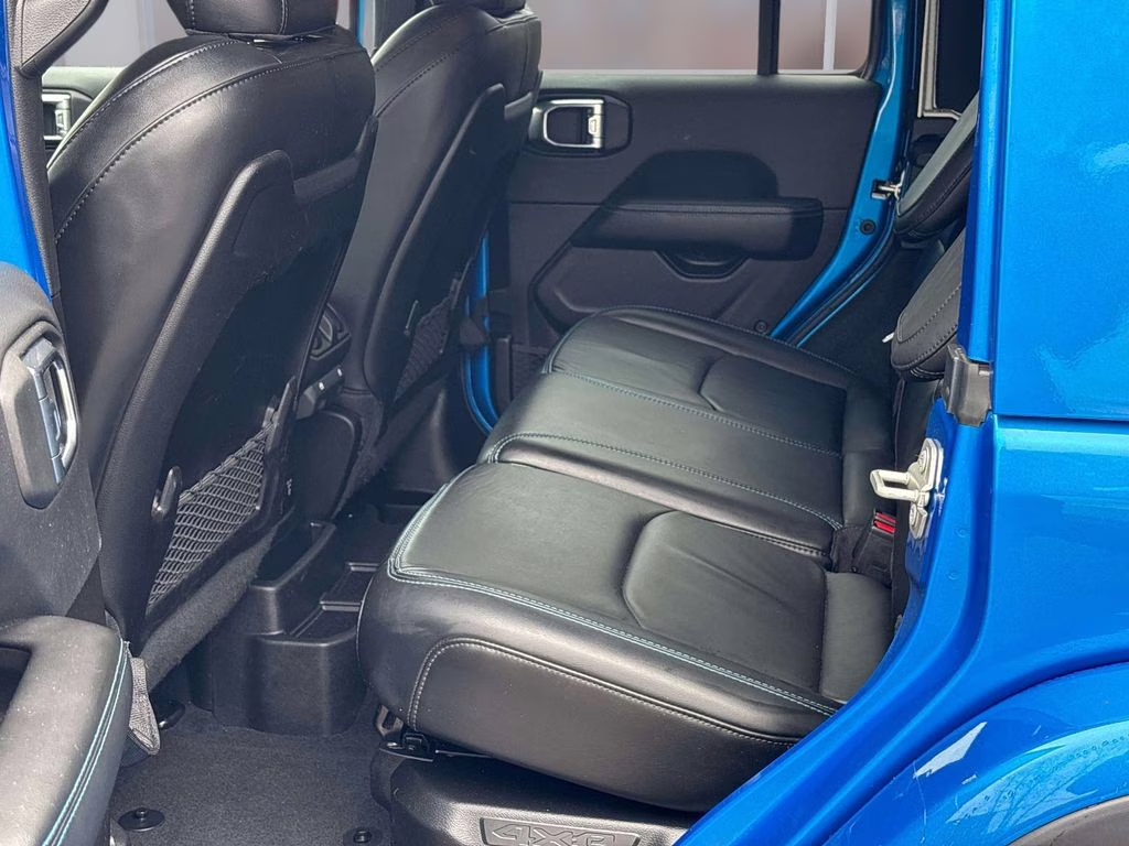 2024 Hydro Blue Pearl Coat Jeep Wrangler Rubicon X 4xe 4X4 SUV