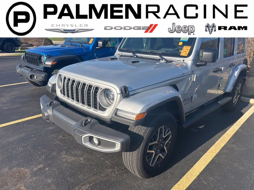 2024 Silver Zynith Clearcoat Jeep Wrangler Sahara 4X4 SUV