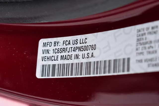 2023 Delmonico Red Pearlcoat Ram 1500 Laramie 4X4 Truck