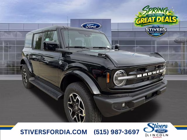 2026 Shadow Black Ford Bronco Outer Banks 4X4 SUV