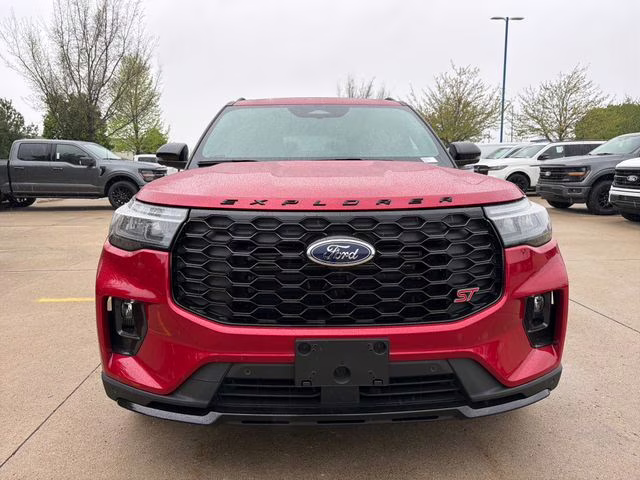 2026 Rapid Red Metallic Tinted Clearcoat Ford Explorer ST 4X4 SUV
