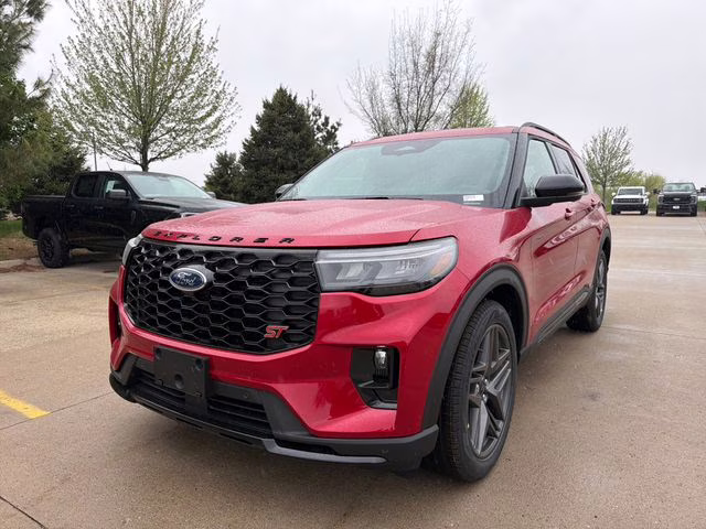 2026 Rapid Red Metallic Tinted Clearcoat Ford Explorer ST 4X4 SUV