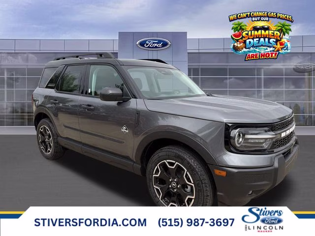2026 Carbonized Gray Metallic Ford Bronco Sport Outer Banks 4X4 SUV