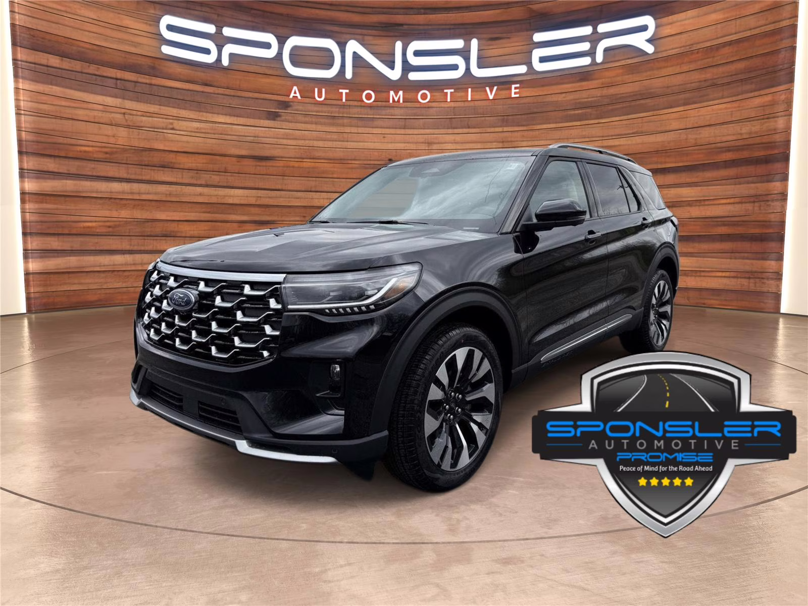 2026 Agate Black Metallic Ford Explorer Platinum 4X4 SUV