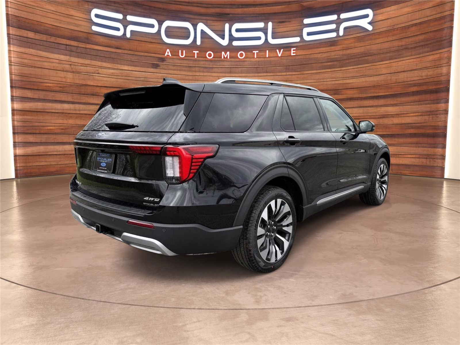 2026 Agate Black Metallic Ford Explorer Platinum 4X4 SUV