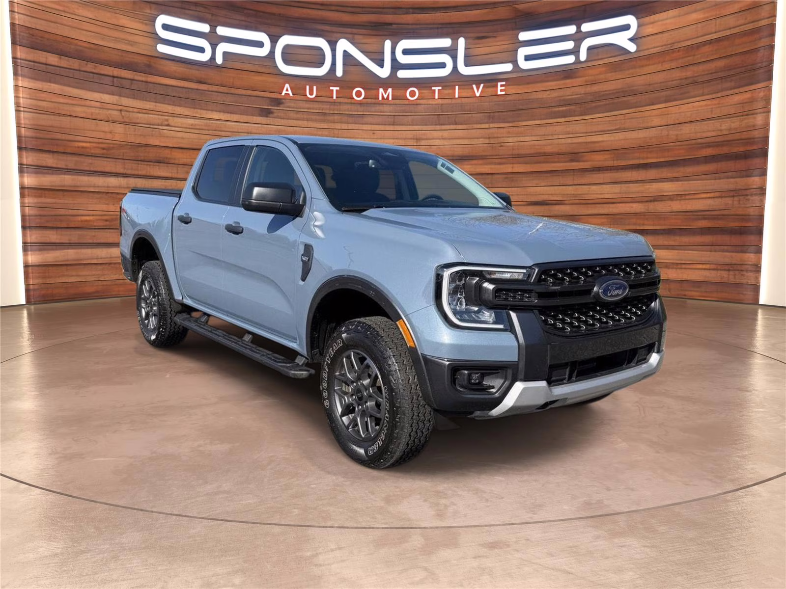 2024 Azure Gray Metallic Tri-Coat Ford Ranger XLT 4X4 Truck