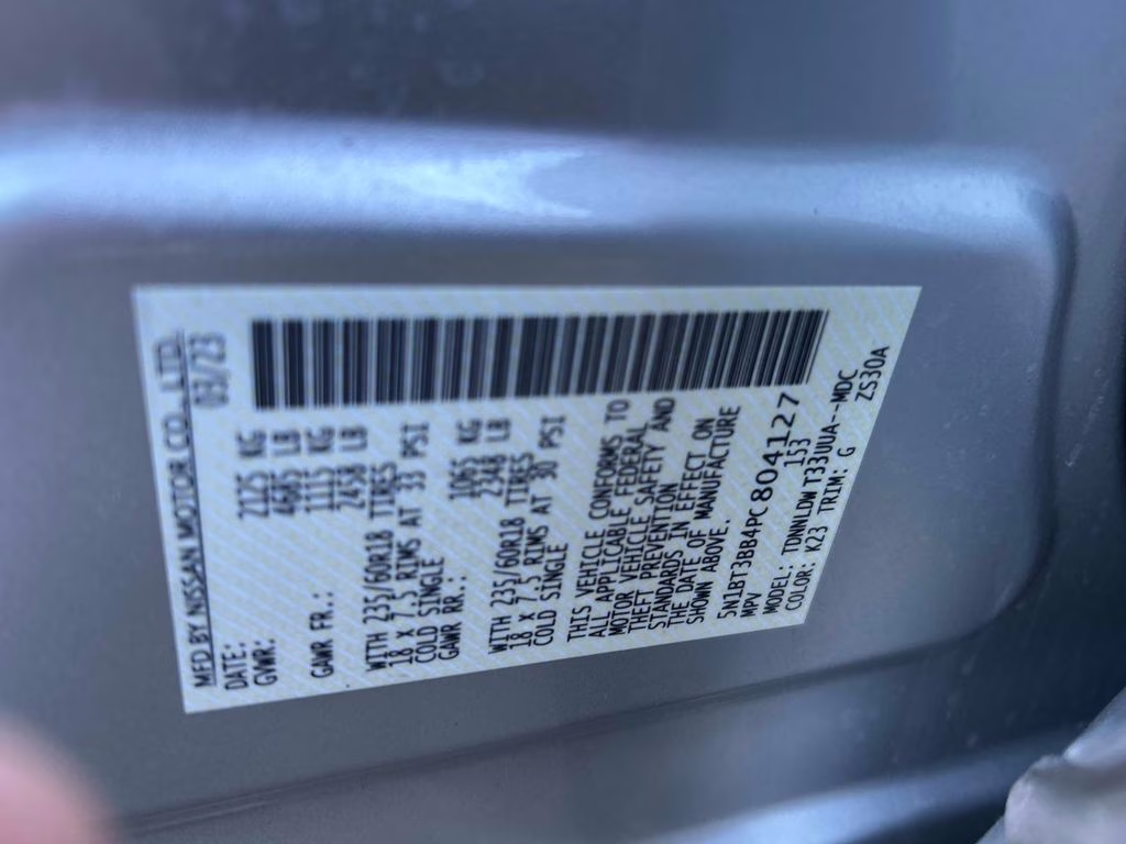 2023 Brilliant Silver Metallic Nissan Rogue SV AWD SUV