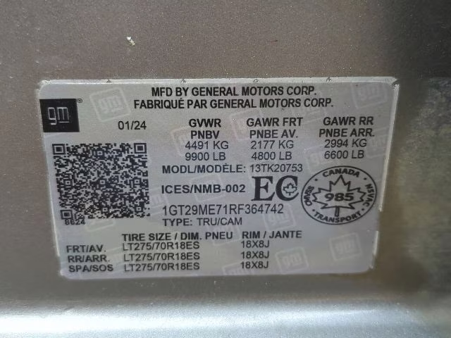 2024 Sterling Metallic GMC Sierra 2500HD SLE 4X4 Truck