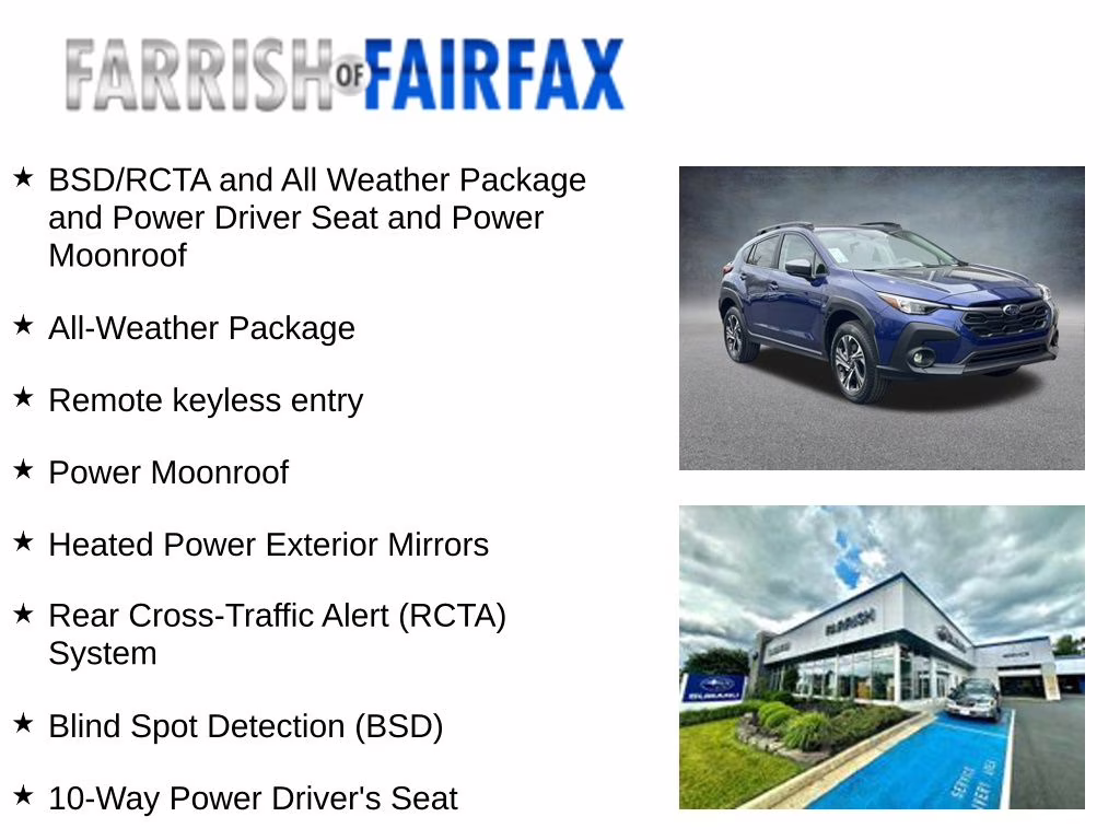 2026 Sapphire Blue Pearl Subaru Crosstrek Premium AWD SUV