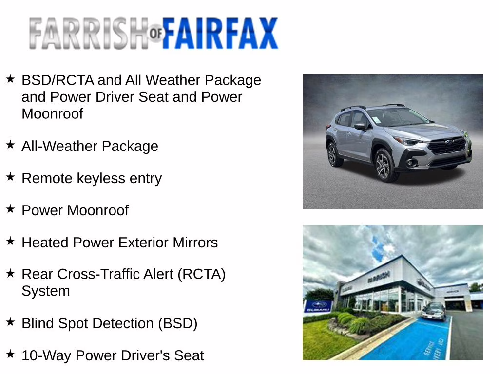 2026 Ice Silver Metallic Subaru Crosstrek Premium AWD SUV