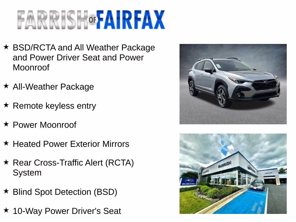 2026 Ice Silver Metallic Subaru Crosstrek Premium AWD SUV
