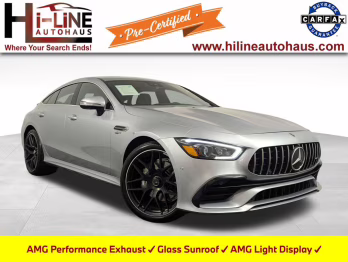 2021 Cirrus Silver Metallic Mercedes-Benz AMG GT 43 Base AWD Hatchback