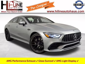 2021 Cirrus Silver Metallic Mercedes-Benz AMG GT 43 Base AWD Hatchback